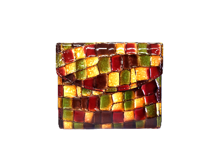 mosaic croco L zip wallet